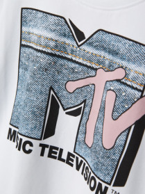 NAME IT MTV T-shirt Jibbi Bright White